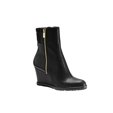 michael kors aileen wedge ankle booties|Michael Kors waterproof boots.